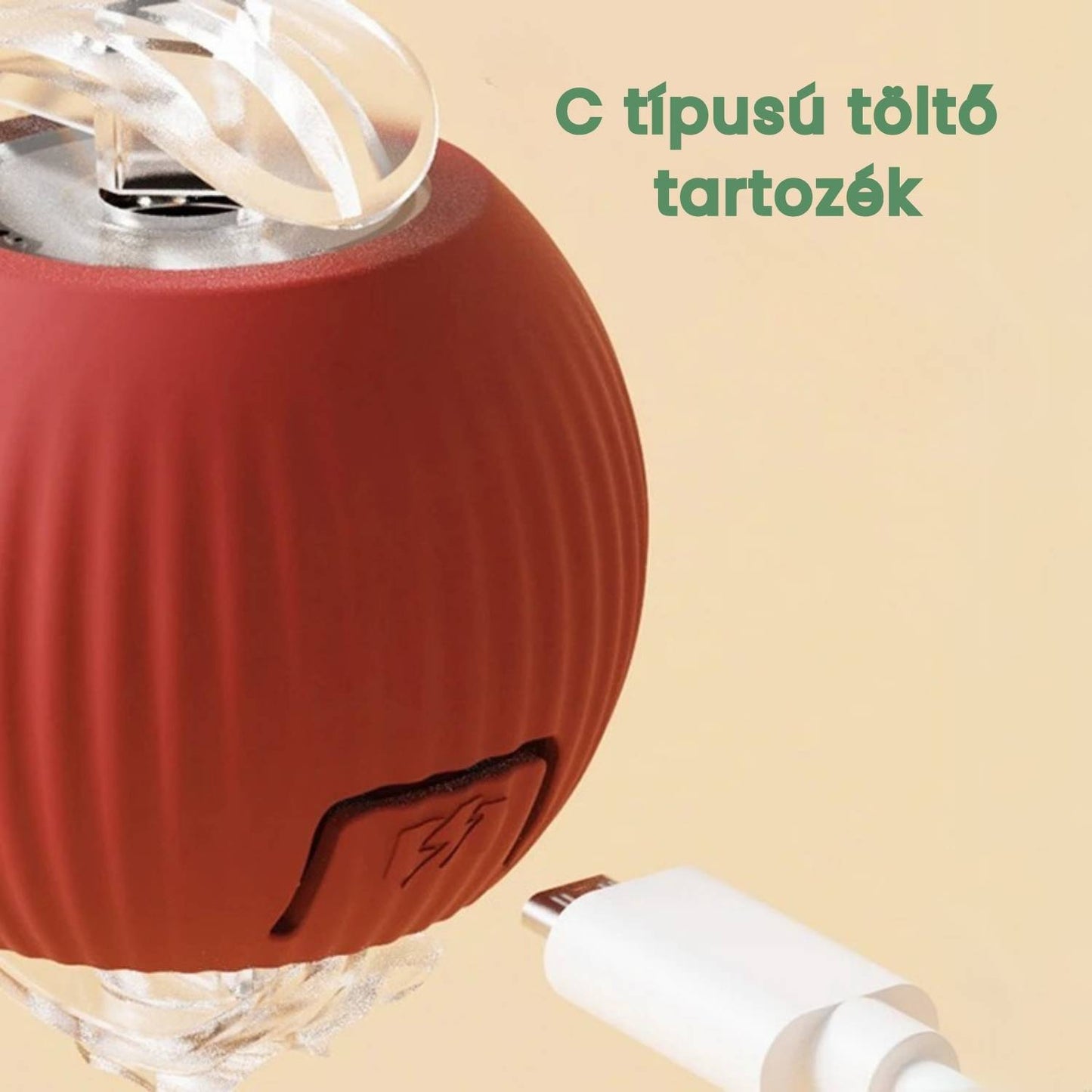 Intelligens és interaktív labda kutyádnak – USB-n keresztül tölthető